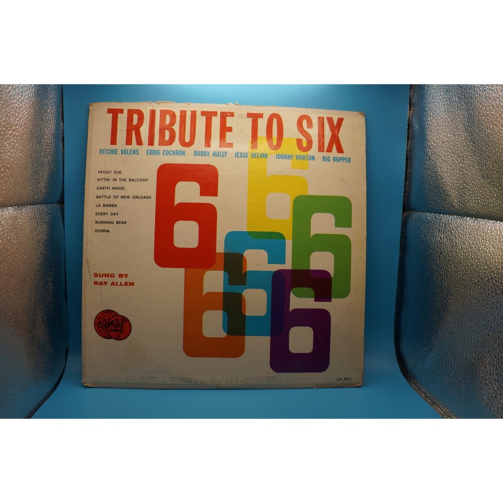 Ray Allen Tribute To Six Vinyl LP Camay Records CA 3011 Rock and Roll Ritchie